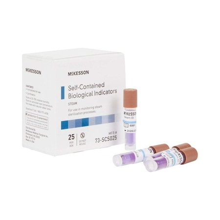 Mckesson Sterilization Biological Indicator Vial, 250PK 73-SCS025